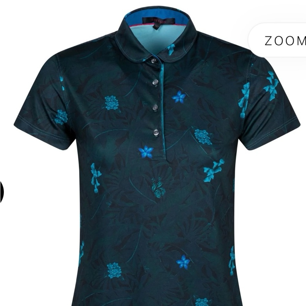 Ladies Greyson Scarlett Deep Pacific Polo